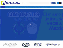 Tablet Screenshot of cvtechnoplast.com